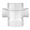 Charlotte Pipe And Foundry Charlotte Pipe Schedule 40 3 in. Hub X 3 in. D Hub PVC Sanitary Tee 1 pk PVC004291200 - alternate 3